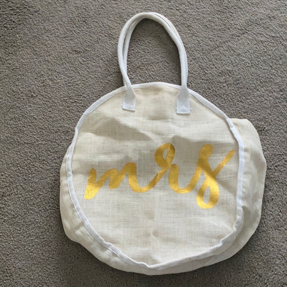 Mudpie “MRS” beach bag